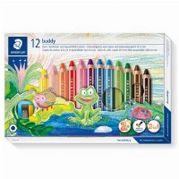STAEDTLER Buntstift Noris jun 12ST 3in1 + Spitzer