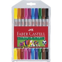FABER-CASTELL Doppelfasermaler 10er Etui