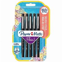 PAPER MATE Faserschreiber Flair B 5 Stk schwarz