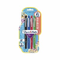 PAPER MATE Faserschreiber Flair 4er Strd Farben M 0.7 mm Blister