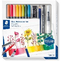 STAEDTLER ″Design Journey″ Aquarell Set Blumen 100% EFC