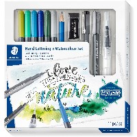 STAEDTLER ″Design Journey″ Handlettering x Aquarell Set