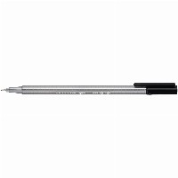 STAEDTLER Fineliner triplus schwarz 4er-Set retail
