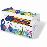 STAEDTLER Fasermaler Noris Club 100er Schulbox Set