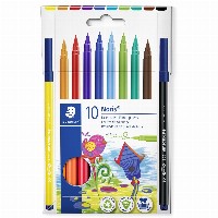 STAEDTLER Fasermaler Noris 10er-Set im Kartonetui 1mm retail
