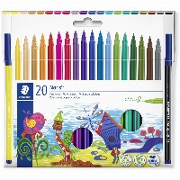 STAEDTLER Fasermaler Noris 20er-Set im Kartonetui 1mm retail