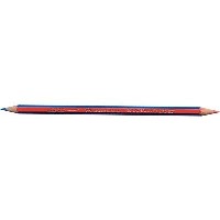 FABER-CASTELL Farbstift JANUS rot/blau