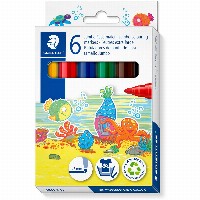 STAEDTLER Fasermaler Noris Jumbo 6er-Set retail