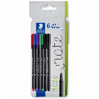 STAEDTLER Fineliner triplus rPP. 6 Stück