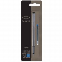 PARKER Füller VECTOR Edelstahl M Blau Blister