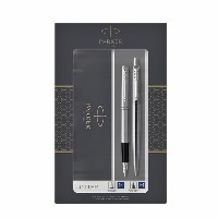 PARKER Füller & Kugelschreiber DuoSet Jotter Edelstahl C.C. Geschenkbox