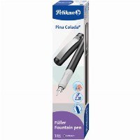 Pelikan Füller Pina Colada anthrazit metallic 1+1 TP/FS blau Faltschachtel