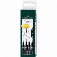 FABER-CASTELL Tuschestift Pitt Artist Pen Farbe 199 4x