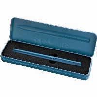 Pelikan Füllhalter Ineo Element P6 Metall-Etui Petrol-Blau