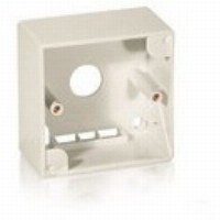 Equip Aufputz-Halterung für Frontplatten RAL 1013 Perlweiß