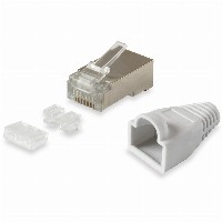 Equip Stecker RJ45 Cat6 100STK mit Knickschutz u. Einf