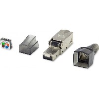 Equip Steckverbinder RJ45 Cat6A 5er Set. geschirmt werk.frei