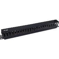 Equip 19″ Kabelmanagement Panel Ausstattung schwarz