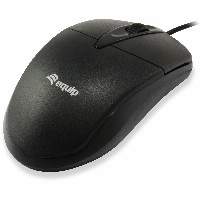 Equip Optische Maus USB Desktop Rechts-Linkshänder 1.35m sw