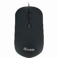Equip Optische Maus USB Komfort Rechts-Linkshänder 1.8m sw
