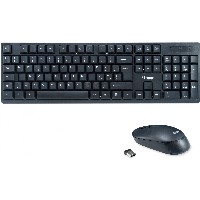 Equip Wireless Tastatur + Maus. Layout italienisch schwarz