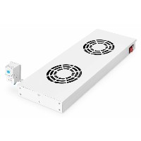 Equip Lüftermodul 19″ für Serverschränke. 2xLüfter RAL7035