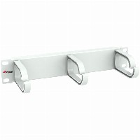Equip Kabeldurchführung 10″ 1HE 3x Plastikringe weiß