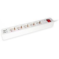 Equip Steckdosenleiste 5-fach Schuko 1.5m Kabel.2xUSB.Schutz
