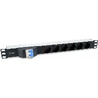 Equip Steckdosenleiste 19″(1HE)6fach Schuko 1.8m Kabel si