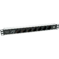 Equip Steckdosenleiste 19″(1HE)7fach Schuko16A.1.8m Kabl. si
