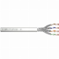 DIGITUS CAT 6A U/FTP Twisted Pair Roh-Patchkabel, 100m,grau