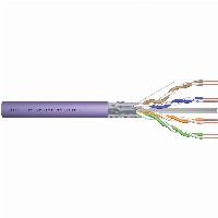 DIGITUS Instal-kab Cat6 F/UTP tw.Pair 100m violett