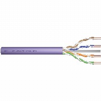 DIGITUS Instal-kab Cat6 U/UTP tw.Pair 100m violett
