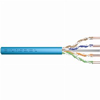 DIGITUS Instal-kab Cat6a U/UTP tw.Pair 305m lichtblau
