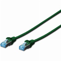 DIGITUS Patchkabel RJ45 SF/UTP Cat5e 0.50m grün Polybeutel
