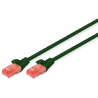 DIGITUS Patchkabel Cat6 U/UTP 2xRJ45 0.5m grün LSZH