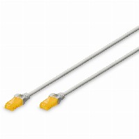 DIGITUS CAT 6A U/UTP Slim Patchkabel 1,0m grau