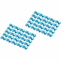 DIGITUS Farbclips für Patchkabel RJ45 100 Stück blau