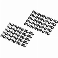 DIGITUS Farbclips für Patchkabel RJ45 100 Stück schwarz