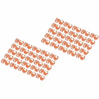 DIGITUS Farbclips für Patchkabel 100Stk. Orange