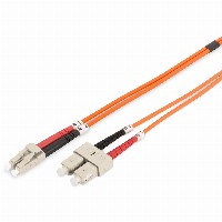 DIGITUS LWL Patchkabel LC -> SC 3.00m Multimode Duplex OM2
