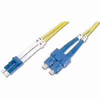 DIGITUS LWL Patchkabel LC -> SC 5.00m Singlemode Duplex OS2