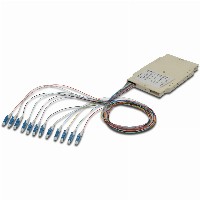 DIGITUS Spleißkassette mit 12 Pigtails. vormontiert. LC. OS2
