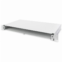 DIGITUS LWL Spleißbox 1HE unbestückt ausziehbar schnellversc