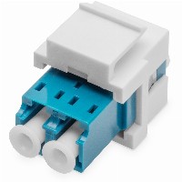 DIGITUS LWL Kupplung LC->LC Singlemode Duplex Keystone-Modul