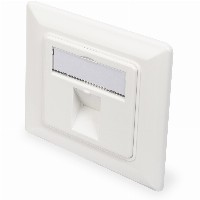 DIGITUS Leerdose Keystone Module.1xRahmen 80x80mm+Zentralp.