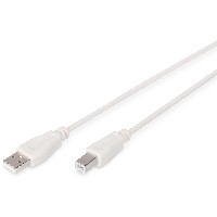 DIGITUS USB 2.0 Anschlusskabel Typ A -B St/St 1.8m, be