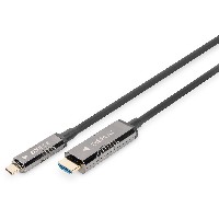 DIGITUS 4K USB Typ - C auf HDMI AOC Adapterkabel, 15,0m