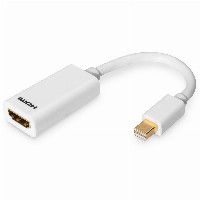 DIGITUS DisplayPortKabel miniDPort -> HDMI/A St/Bu 0.15m