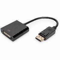 DIGITUS DisplayPort Adapter DPort -> DVI(24+5) St/Bu 0.15m